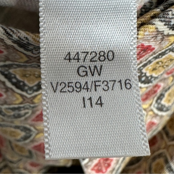 Lands' End patterned jeans, 16, fit 2, straight leg, cotton blend - Picture 11 of 11